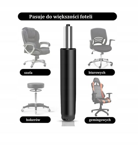 PODNOŚNIK SIŁOWNIK AMORTYZATOR DO FOTELA KRZESŁA OBROTOWEGO BIUROWEGO na Arena.pl