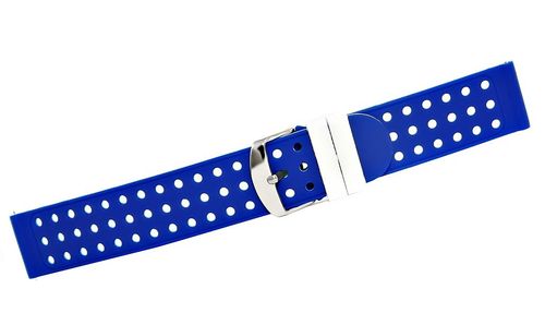 pasek silikonowy niebiesko-biały u12-20-6 na Arena.pl