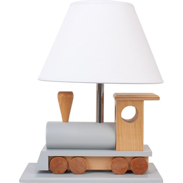 Lampa stołowa Lokomotywa szara zdjęcie 3