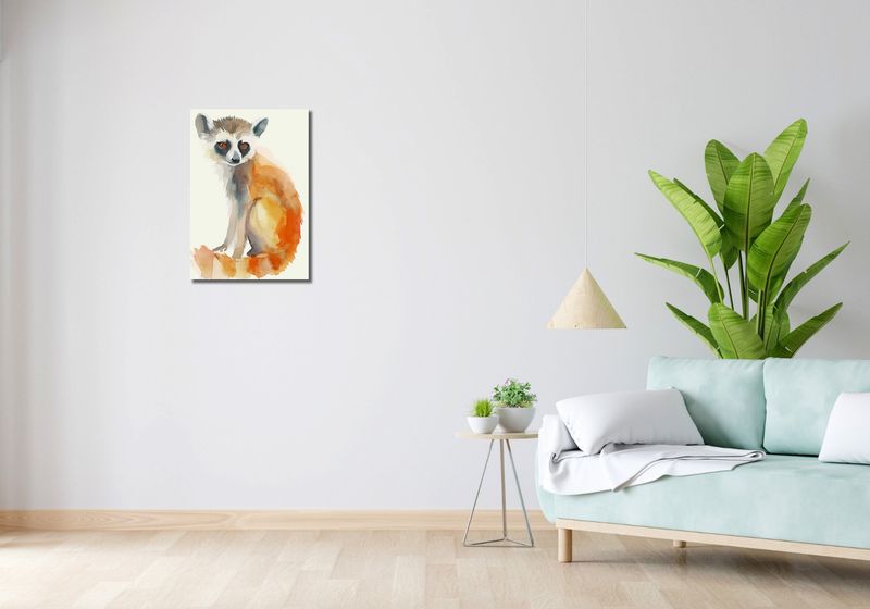 Obraz 40x60cm Lemurek zdjęcie 2