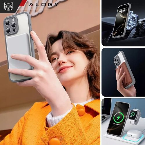 Etui do iPhone 16 Pro Max do MagSafe WZMACNIANE 360° MATT CASE + 2x SZKŁO na Arena.pl