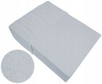 Prześcieradło frotte z gumką 120x200 Bielbaw Greno jasny popielaty