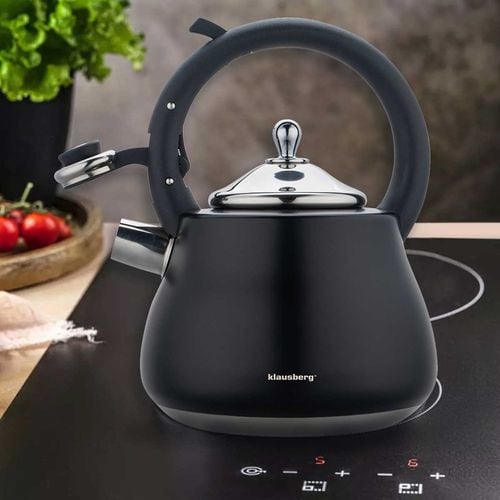 czajnik stalowy z gwizdkiem 2,8l klausberg kb-7918 na Arena.pl