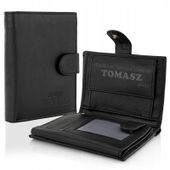 PORTFEL ze SKÓRY PREZENT DZIEŃ OJCA +GRAWER GRATIS