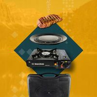 KUCHENKA TURYSTYCZNA GAZOWA polowa + GRILL 3w1
