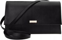 Mała TOREBKA Wizytowa KOPERTÓWKA ELEGANCKA Czarna KLASYCZNA Listonoszka