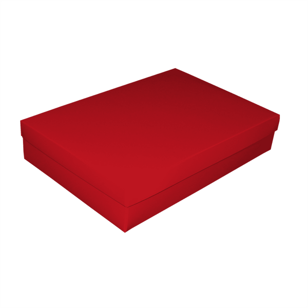 Opakowanie 350x240x70mm - czerwone, karton ozdobny zdjęcie 1