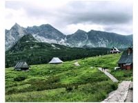 40X50CM CHATY TATRZAŃSKIE OBRAZ