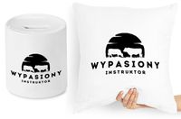 Dla Instruktora Zestaw Poduszka + Skarbonka Z Nadrukiem Ze Zdjęciem