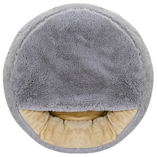 legowisko dla psa fluffy 50 cm jasnoszare na Arena.pl