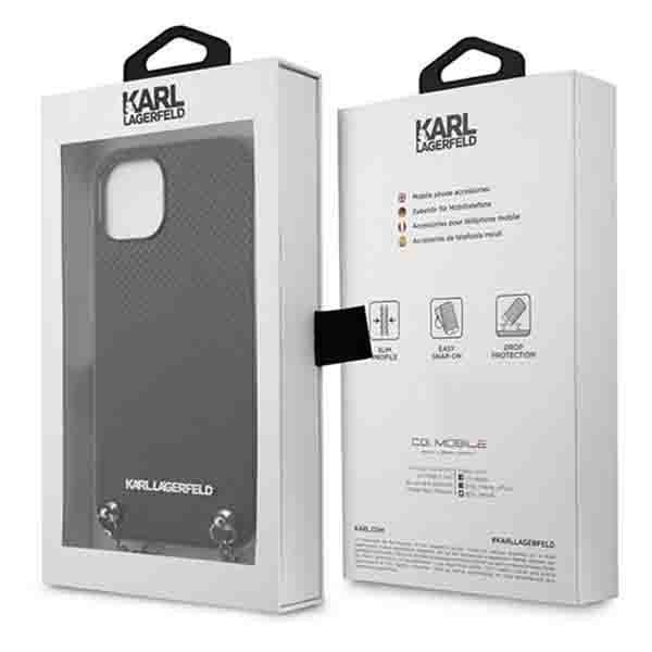 Etui Karl Lagerfeld do iPhone 15, iPhone 14, iPhone 13, Czarny zdjęcie 8