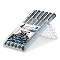 Pisaki Pigment Liner 6 sztuk Staedtler