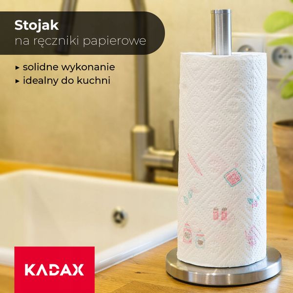 Stojak Na Ręcznik Papierowy 33cm Kuchnia Stal zdjęcie 2