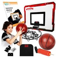 Zestaw do koszykówki dla dzieci mini kosz przenośny tablica na drzwi
