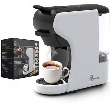 Ekspres wielokapsułkowy Extralink Home, 6 systemów kapsułek, czarno-biały na Arena.pl