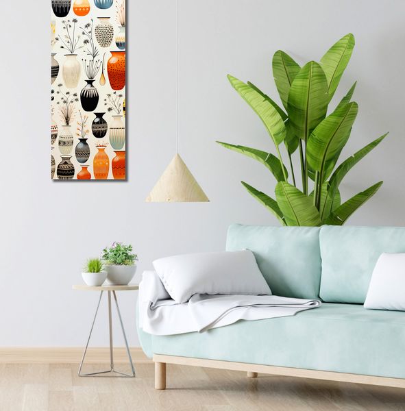 Obraz 30x90cm Symfonia Wazonów zdjęcie 2
