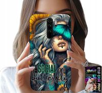 ETUI DO XIAOMI REDMI 9 - ANTI SOCIAL, BUTTERFLY, MOTYLEK, KOBIECE