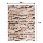 10x Samoprzylepne Panele Ścienne Tapeta z Cegły Panel Ścienny 3D 77 x 70cm