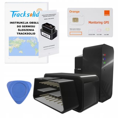 Lokalizator GPS OBD2 Podsłuch Śledzenie Platforma Tracksolid Pro Karta SIM na Arena.pl