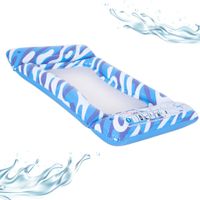 Materac Wodny Pływający do Pływania SUNCLUB 117x76cm Mocny Basen Plaża