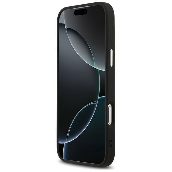 etui guess triangle logo magsafe do      iphone 17 pro czarny zdjęcie 5