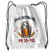 Plecak Urodziny 35 35Te Sportowy Szkolny Worek Z Nadrukiem Ze Zdjęciem