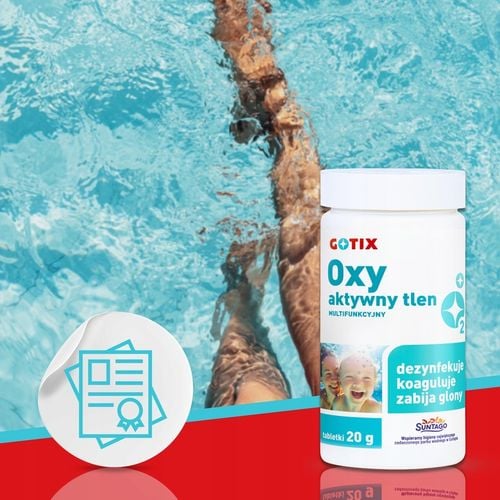 Aktywny Tlen do Basenu Jacuzzi Tabletki Chemia Basenowa Zamiast Chloru na Arena.pl