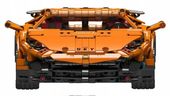 Zestaw Klocków Pojazd Sportowy Pomarańczowy 1620El.
