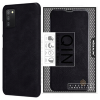 nillkin qin skórzana kabura etui samsung galaxy a03s czarny