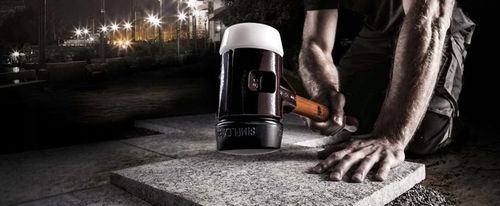 Młotek brukarski z miękkim bijakiem gumowy SIMPLEX 80mm 2,9kg HALDER na Arena.pl