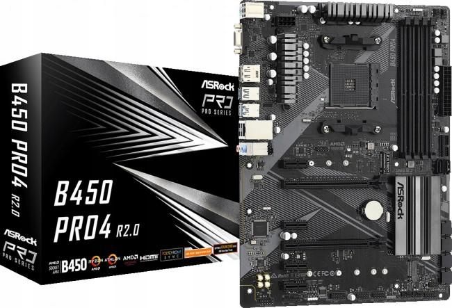 ASRock B450 Pro4 R2.0 zdjęcie 1