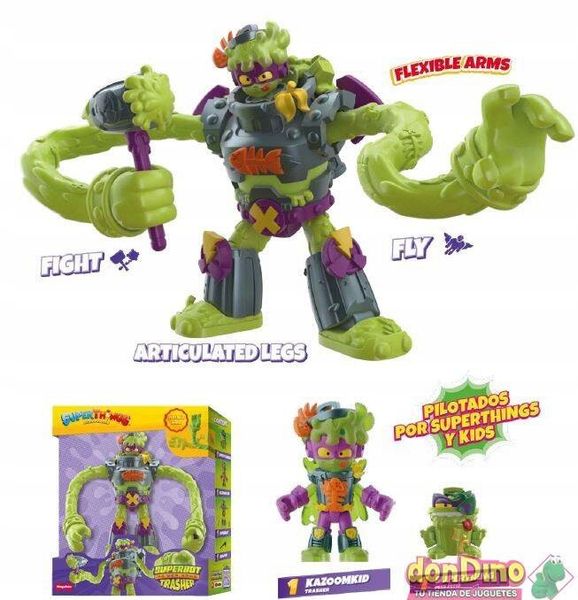 SUPER ZINGS THINGS SUPERTHINGS SUPERBOT TRASHER POWER ARMS TRASHER 25109 zdjęcie 4