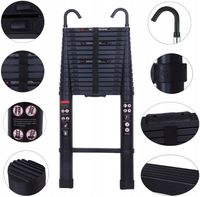 6,2 m Składana TELESKOPOWA DRABINA z wolnym hakiem