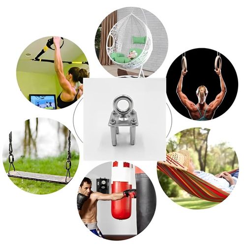 HAK MOCOWANIE SUFITOWE STALOWY UCHWYT DO MONTAŻU PASÓW TRX HUŚTAWKI WORKA na Arena.pl