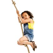 lina gimnastyczna z węzłami ogrodowa MALPISZON.PL