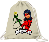 Worek Plecak Biedronka i Czarny Kot