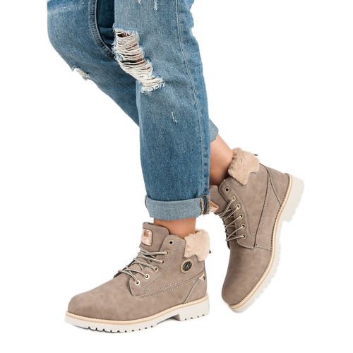 Brązowe Traperki r.39 na Arena.pl