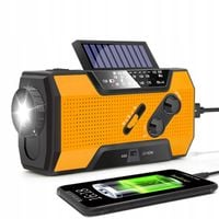 Radio sieciowo-bateryjne AM, FM Bedee Solarne radio awaryjne