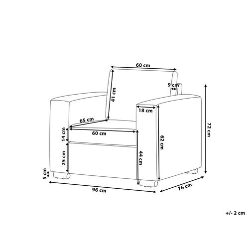 Fotel skórzany biały HELSINKI na Arena.pl