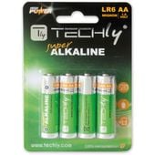 BATERIE ALKALICZNE  TECHLY LR06 AA 4pack