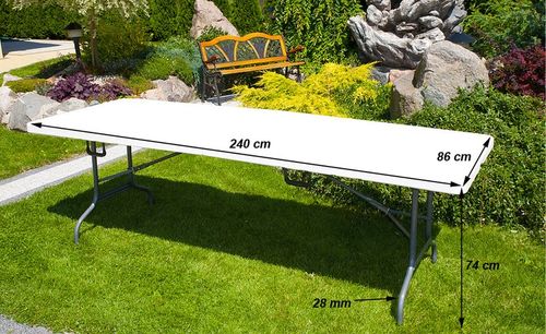 STÓŁ SKŁADANY 240 cm x 86 cm DUŻY cateringowy. na Arena.pl