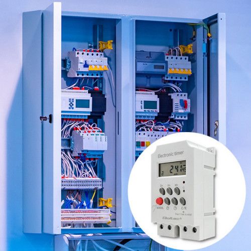 QOLTEC PROGRAMATOR CZASOWY PC0629 NA SZYNĘ zdjęcie 3