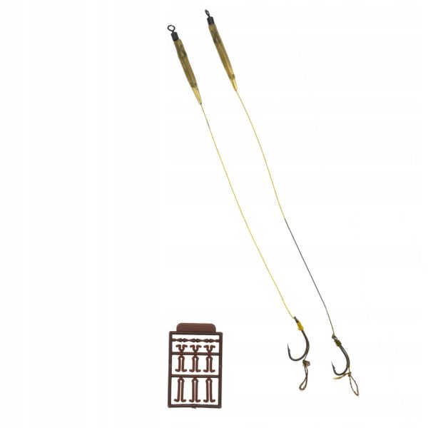 2 x Przypon BLOW BACK COMBI RIG 8" - 20 cm Stopery zdjęcie 2