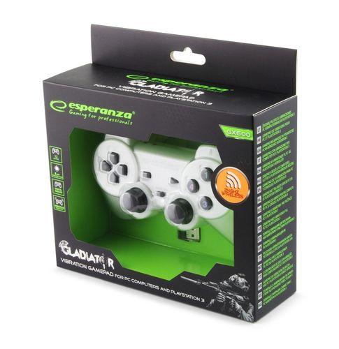 GAMEPAD BEZPRZEWODOWY 2.4GH PS3/PC GLADITOR na Arena.pl