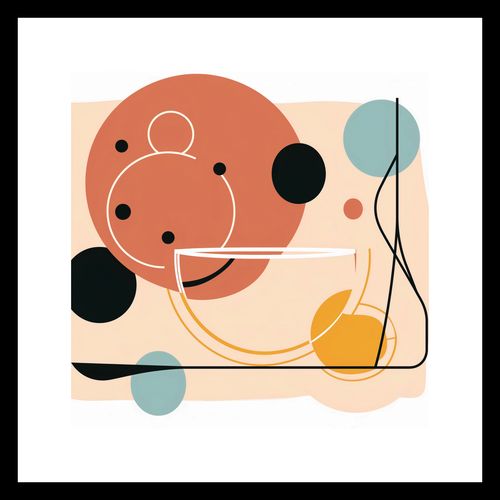 Plakat 30x30cm Harmonia Ciepła na Arena.pl