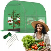 TUNEL FOLIOWY 4m² OGRODOWY SZKLARNIA 2x2m UV-4