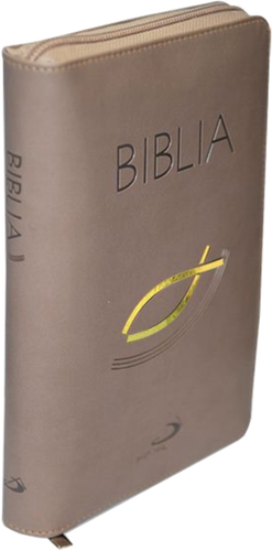 Biblia Edycja Świętego Pawła średnia miękka flexy z zamkiem i rybką na Arena.pl