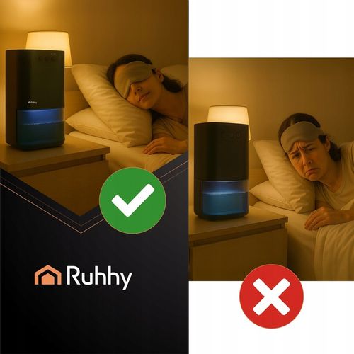 Osuszacz Powietrza Pochłaniacz Wilgoci Cichy Podświetlenie LED + Timer na Arena.pl