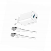 Szybka ładowarka GaN 45W 2 wejścia z długim kablem 2m do Realme C55