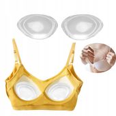 Silikonowe wkładki do biustonosza, wkładki push-up do biustonosza bikini,L